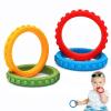 Sensory Chew Bracelets for Boys Girls 4 Pack, Silicone Fidget Bracelet for Kids with Autism ADHD Anxiety or Special Needs, Oral Motor Aids Toddler Bracelets Sensory Chew Toys for Kids Chewing Biting view 1