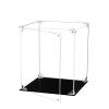 Acrylic Display Case, Clear Acrylic Organizer BoxAssemble Countertop Dustproof ProtectionFigures Collection Models Display Case with Doors, Home Office Ornaments, Showcase(20*20*25cm) view 1