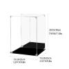 Acrylic Display Case, Clear Acrylic Organizer BoxAssemble Countertop Dustproof ProtectionFigures Collection Models Display Case with Doors, Home Office Ornaments, Showcase(20*20*25cm) view 2