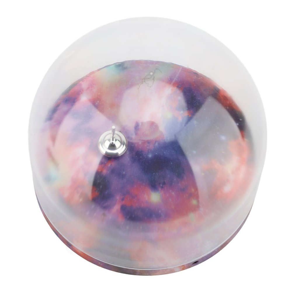 Electronic Perpetual Motion Rotating Gyro,Magnetic Rotating Gyro Toy for Home Office with Colorful Ambient Light