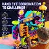 Marble Run Board Game for Kids: 3 4 5 6 7 8 9 10 11 Years Old Vertical Marble Obstacle Challenge for Boys Girls - Fun Obstacle Maze STEM Toy for Preschool - Christmas Birthday Gift Ages 3+ view 2