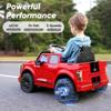 Hikiddo Licensed Ford Shelby F-150 24V Kids Ride on Toy, Electric Car for Kids with Remote Control, 400W Motors - Red view 4