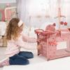 Bayer Design 62626AA Dolls Bed with Integrated high Chair, Changing Table, Mobile, Cushion and Blanket, 3 Hangers, Wardrobe compartement view 4