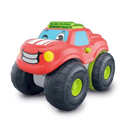 Clementoni Baby Lion Pick-up, Child Car 1-4 Years, Early Childhood Game, Off-Road with Sounds and Mermaids, Stimulates Manuality, Sight and Hearing, Made in Italy, Italian Language, 17500
