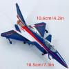 DAGIJIRD Simulation Alloy Aircraft Model 1:100 Alloy Chinese Air Force J-10C Vigorous Dragon Fighter Model view 3
