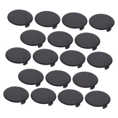 Hohopeti 20pcs Round Plastic Bottom Plugs for Piggy Bank Saving Box Stoppers Lightweight and Safe Coin Sealing Compatible with Statues and Deposit Boxes