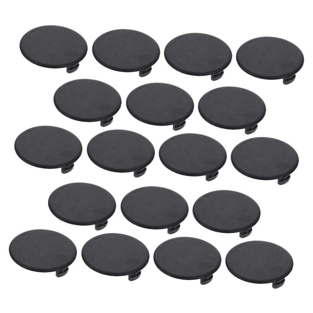 Hohopeti 20pcs Round Plastic Bottom Plugs for Piggy Bank Saving Box Stoppers Lightweight and Safe Coin Sealing Compatible with Statues and Deposit Boxes