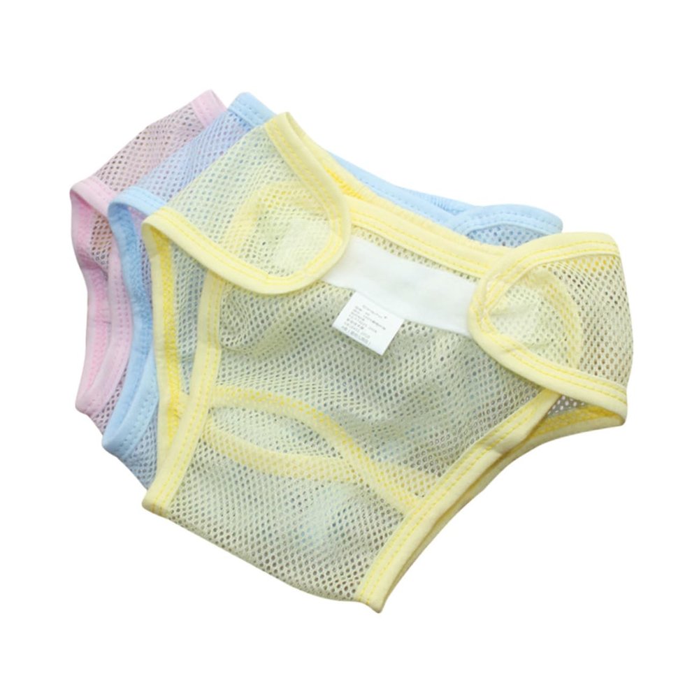 MERRYHAPY 3pcs Born Diapers Training Pants Washable Potty Reusable Breathable Net Diapers for Boys and Girls