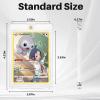 10ct Magnetic Card Holder for Trading Cards, 35pt Magnetic Card Case for Baseball Cards, Display Case for Game Cards, Sports Cards, Card Protectors Hard Plastic Acrylic view 2