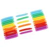 30 Pcs Pop Tubes Yellow Orange Blue Green 17mm Stretchable Bendable Pull Tube Toy view 2