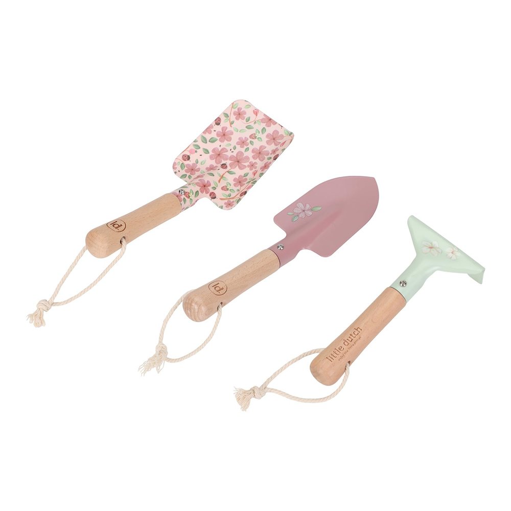 Little Dutch Fairy Garden 9110 Garden Tools Set for Children 3 Pieces