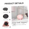 FELTECHELECTR Piggy Bank Plugs or Stoppers 20 Pack Large Size Black Plastic Round Bottom Covers for Money Saving Boxes view 3