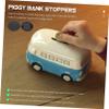 FELTECHELECTR Piggy Bank Plugs or Stoppers 20 Pack Large Size Black Plastic Round Bottom Covers for Money Saving Boxes view 4