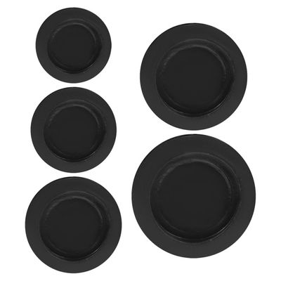 CORHAD 5pcs Rubber Piggy Bank Plugs Round Stoppers for Money Saving Boxes and Lightweight Rubber Stoppers for Coin Jars and Deposit Boxes
