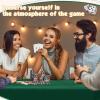 Frienda 2 Pack Felt Game Table Cover 34 x 34 Inches Square Folding Table Cloth Easter Indoor Outdoor for Card Tables, Ideal for New Year Poker Mahjong Games, Picnic, Camping & Party(Dark Green) view 4