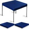 Frienda 2 Pack Felt Game Table Cover 34 x 34 Inches Square Folding Table Cloth Easter Indoor Outdoor for Card Tables, Ideal for New Year Poker Mahjong Games, Picnic, Camping & Party(Navy Blue) view 1