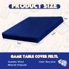 Frienda 2 Pack Felt Game Table Cover 34 x 34 Inches Square Folding Table Cloth Easter Indoor Outdoor for Card Tables, Ideal for New Year Poker Mahjong Games, Picnic, Camping & Party(Navy Blue) view 2