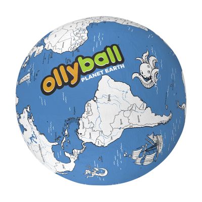 Ollyball Planet Earth Ultimate Indoor Play Ball, Colorful Ball, Suitable for Indoor and Outdoor Use Educational Toy