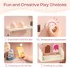 ROBOTIME Wooden Play Kitchen Fridge, Toddler Kitchen Refrigerator, Kids Refrigerator for Play Kitchen, Toy Fridge for Boys and Girls Ages 3+ view 3