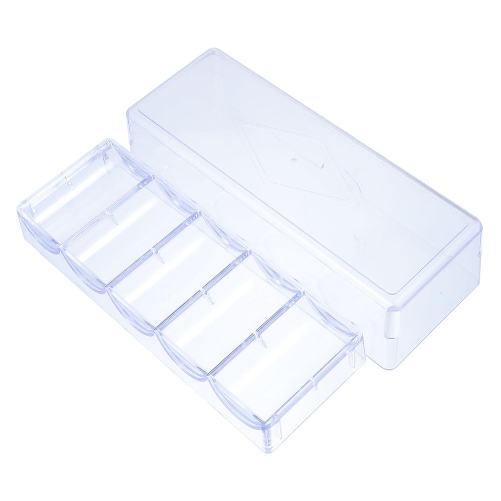 HONMEET Box for Mahjong Chips Container Pantry Organizers and Storage Chips Organizer Storage Containers