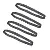 HOOTNEE 4pcs Rubber Tank Tracks for DIY Crawler Rc Robot Models Lightweight Excellent Traction and Secure Grip Various Terrains view 1