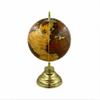 Samyuktha Educational/Antique Globe with Brass Antique Arc and Base/World Globe/Home Decor/Office Decor/Gift Item / 8 inches (Antique Brown Yellow) view 1