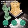 ArtorBricks Statue of Liberty Architecture Model Kit - 1577-Piece Premium Building Set for Collectors, Detailed Display & Thoughtful Gift Idea view 3