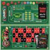 Gamie Double Sided Felt Roulette and Craps Table Mat, 36 x 72 Casino Games for Poker Night Party, Casino Gift for Adults Stocking Stuffers, 2-in-1 Professional Grade Game with Instructions Booklet view 1