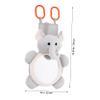 SHOWERORO Boy Girl Car Mirror Cartoon Animals Rearview Mirror for Boys and Girls Safety view 3