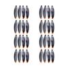 Fit for P9 P11 P17 RC Drone Quadcopter Maple Leaf Wing Blade Spare Part 70mm Length 8PCS/Set(32PCS) view 1