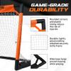ACE HOCKEY - Shinny Hockey Set - Complete 4-Player Indoor/Outdoor Kit - Knee Hockey Goal Set (2) Goals, (2) Mini Sticks, and (6) Foam Balls - Mini Hockey Set view 4