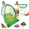 Insect Lore Butterfly Garden Experience | No Fee Prepaid Voucher | Redeem Raise and Release 5 Baby Painted Lady Caterpillars | Observation Habitat and All Supplies Included view 1