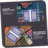 WOONEKY Elegant Rotating Poker Box Card Stand for Cards Plastic Party Board Game view 3