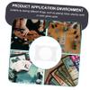 WOONEKY Elegant Rotating Poker Box Card Stand for Cards Plastic Party Board Game view 4