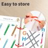 Scribble Smart Workbook, Handwriting Practice Workbook, Pen Control and Tracing Book Wipe Clean, Little Curious Mind Scribble Smart Reusable Workbooks for Kids(01) view 4