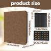 1000+ Pockets Trading Card Binder,16 Pockets Trading Card Binder Ringless Side Loading Trading Card Album Folder for TCG,MTG,Sports Cards(coffee) view 2