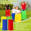 KUBUSFLY Potato Sack Race Bags, 116 Pcs Outdoor Carnival Games for Kids, Lawn Field Day Games Set with Bean Bags, Ring Toss, Cones, Bingo Cards, Carnival Yard for Family Adults Kids Birthday Party view 2