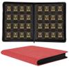 1000+ Pockets Trading Card Binder,16 Pockets Trading Card Binder Ringless Side Loading Trading Card Album Folder for TCG,MTG,Sports Cards(Red) view 1