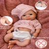 Abenduot 13 inch Realistic Full Body Silicone Baby Dolls Real Life Anatomically Correct Soft Silicone Baby Girl Dolls view 4