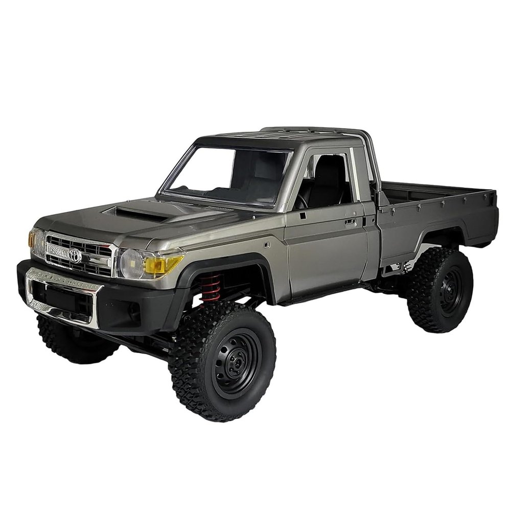 1/12 Scale RC Crawler, MN-82 Pro RTR RC Truck LC79 4x4 Off Road Vehicles 2.4GHz RC Rock Car with LED Lights for Adults Hobby Toys (Gray)