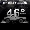 1/12 Scale RC Crawler, MN-82 Pro RTR RC Truck LC79 4x4 Off Road Vehicles 2.4GHz RC Rock Car with LED Lights for Adults Hobby Toys (Gray) view 3