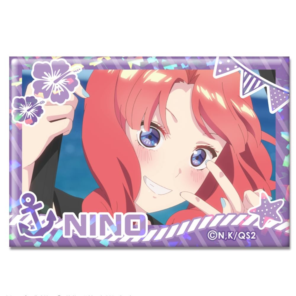 The Quintessential Quintuplets* Hologram Can Badge Nino Nakano C HBAN-G004-m07