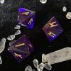 Dice Set, 3Pieces 8 Sided Resin Divination Polyhedral Dice, Mystic Astrology Learning Stones, Funny Constellation Tarot Dice Board Games, for Adults view 4