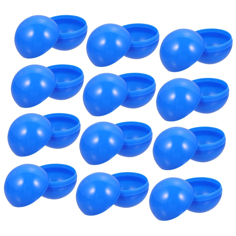 Mipcase Carnival Party Game Balls 40mm Diameter Blue Plastic Pong Balls Cage for Game Night Decor