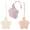 3Pcs Silicone Pacifier Holder Case, Portable Pacifier Storage Case, Safe and Soft Material Pacifier Pouch, Star Shaped Paci Holder Case,Binky Holder Case for Baby Boys&Girls (Skincolor, beige, purple) view 1
