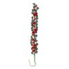 1:12 Mini Dollhouse Garden Scene Rose String Easel Swing Decorative Long Bouquet Yellow Rose Fake Flower Rose Vine Hanging Plant  (Red) view 1