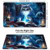 GYSYZJDH Card Playmat for MTG & TCG, 24x14 inch Non-Slip Magic Playmat & Zones, Durable Rubber Surface, Ideal for Card Games & Board Games, Portable with Storage Bag, Magic Cat view 2