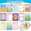 Elfew 2 Pack Reusable Activity Game for Kids Ages 4-8, 8-12,Travel Games Include 56 Different Game,1-2 Players,Toy & Learning Tool for Road Trip Airplane Activity view 2