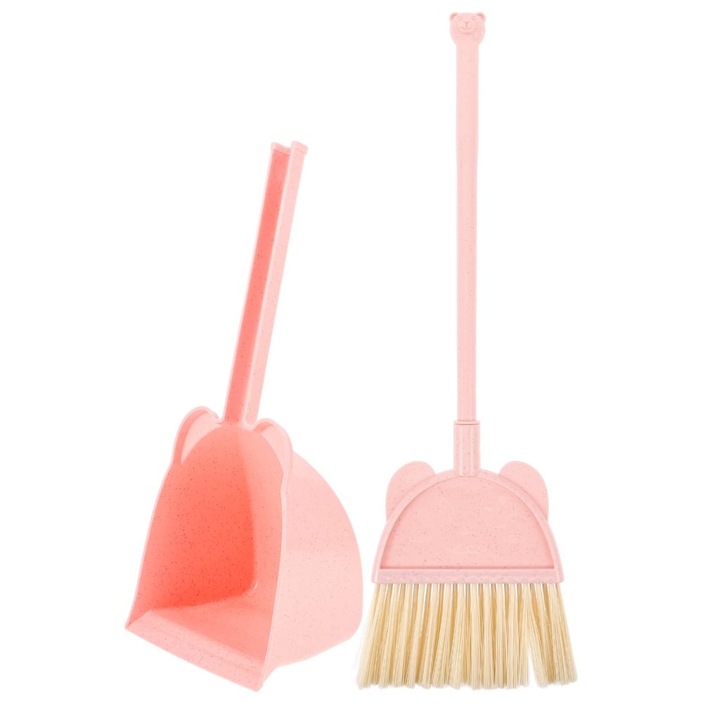 ERINGOGO 1set Mini Boy Girl Broom and Dustpan Set Lightweight Cleaning Supplies for Boy Girl Bright Colors Encourages Active Play for Kindergarten and Group Activities Broom Set