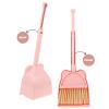 ERINGOGO 1set Mini Boy Girl Broom and Dustpan Set Lightweight Cleaning Supplies for Boy Girl Bright Colors Encourages Active Play for Kindergarten and Group Activities Broom Set view 3